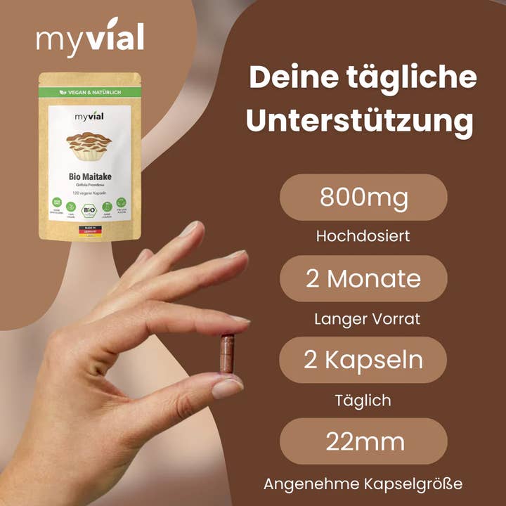 myvial - Wholesale Oral Supplement/Vitamin - Organic Maitake Capsules2