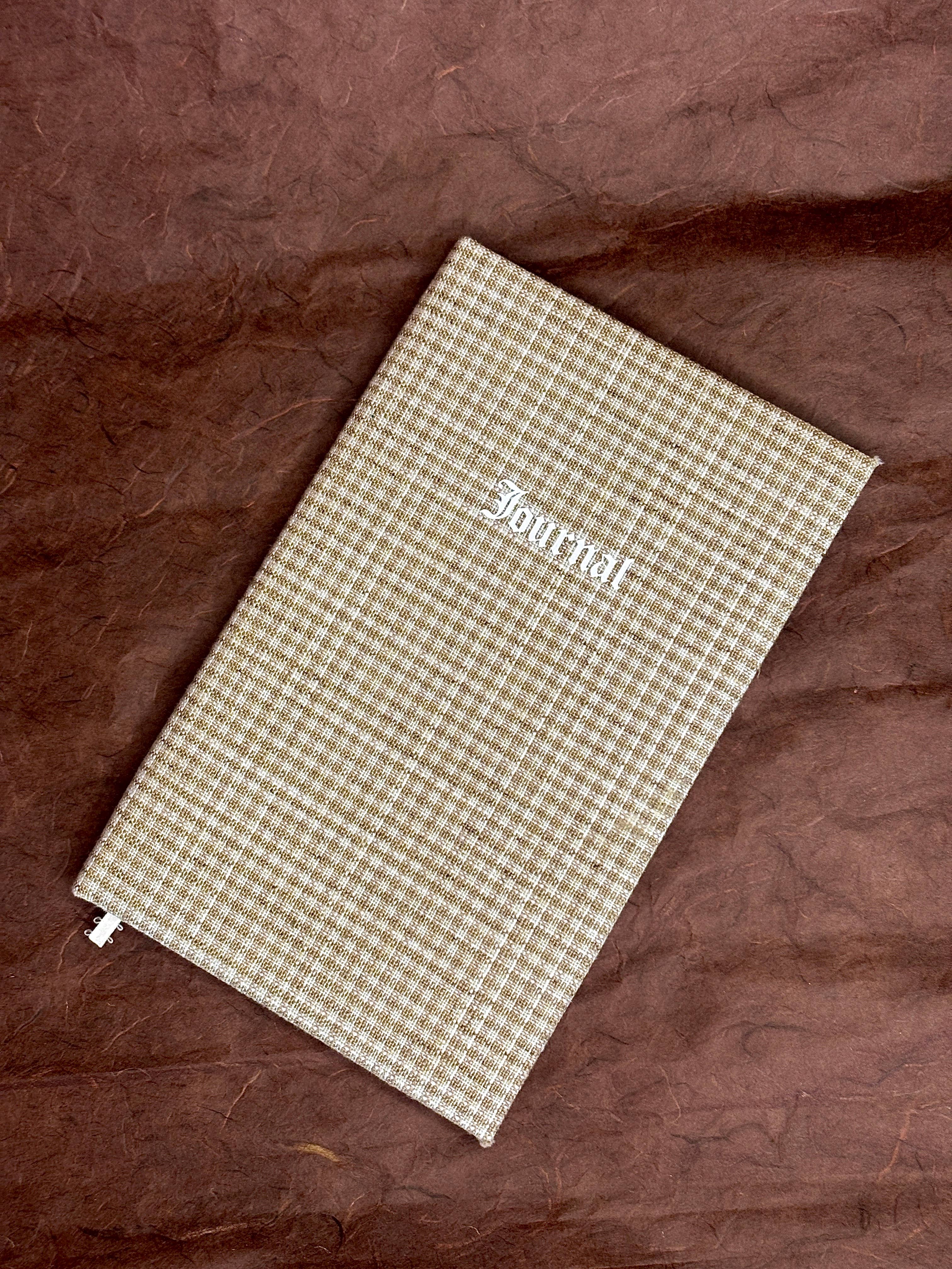 Petrichor & Co. - Wholesale Journal/Diary - Handmade Puffy Journal – Upcycled Thrifted Fabric, 100 Pages1