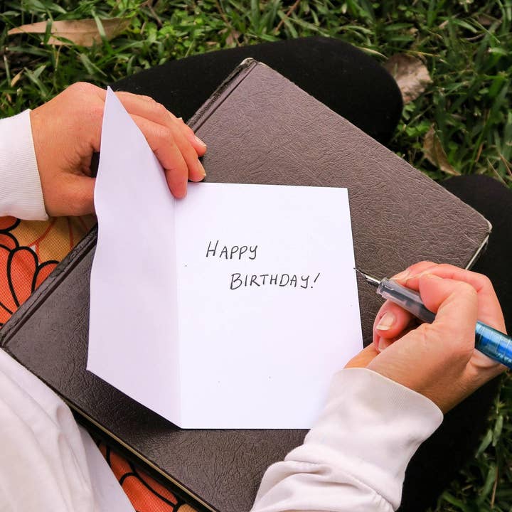 Sunshine Sea Art - Wholesale Birthday Card - Royal Spoonbill Greeting Card Australia Bird Birthday Card6