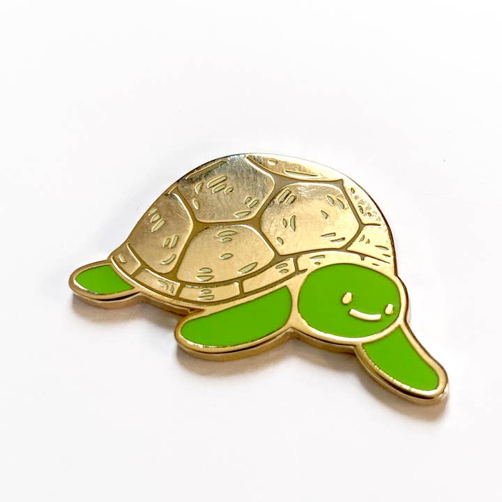 Tom Hardwick - Wholesale Lapel Pin/Button - Tortoise Enamel Pin