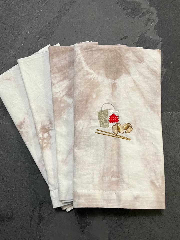 Take Out Cloth Napkins for wholesale by Lucky Penny LA