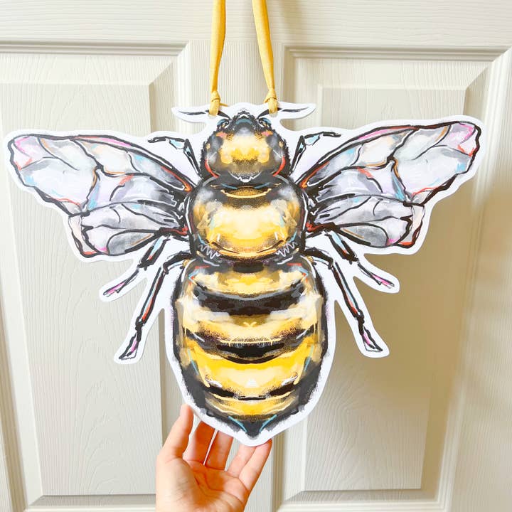 Home Malone - Wholesale Door Hanger - Bee Door Hanger - New Orleans Spring Summer Outdoor Decor