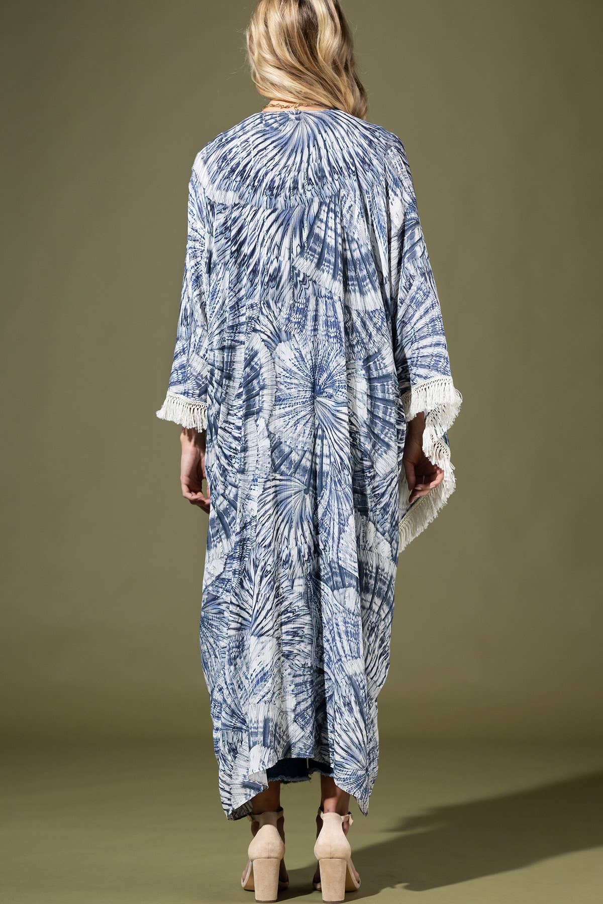 Indigo Hand Kimono for wholesale on Faire12