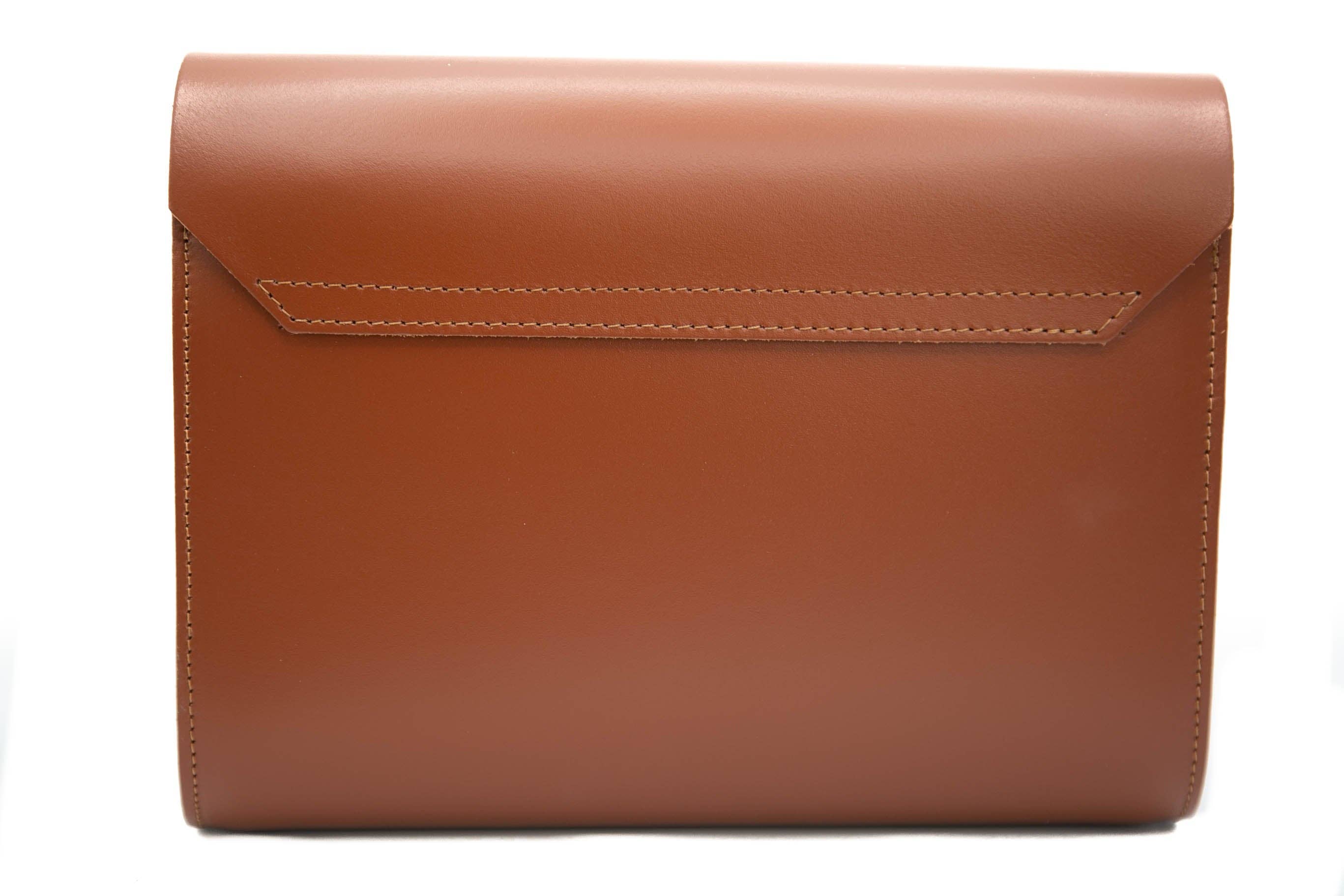 Tan Leather Satchel - Leilani for wholesale on Faire9