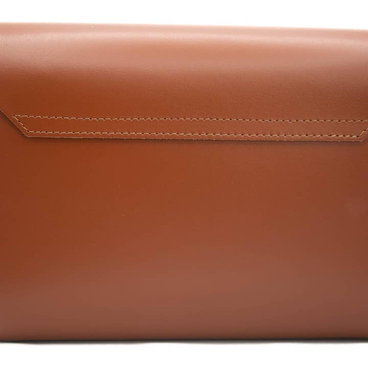 Tan Leather Satchel - Leilani for wholesale on Faire9