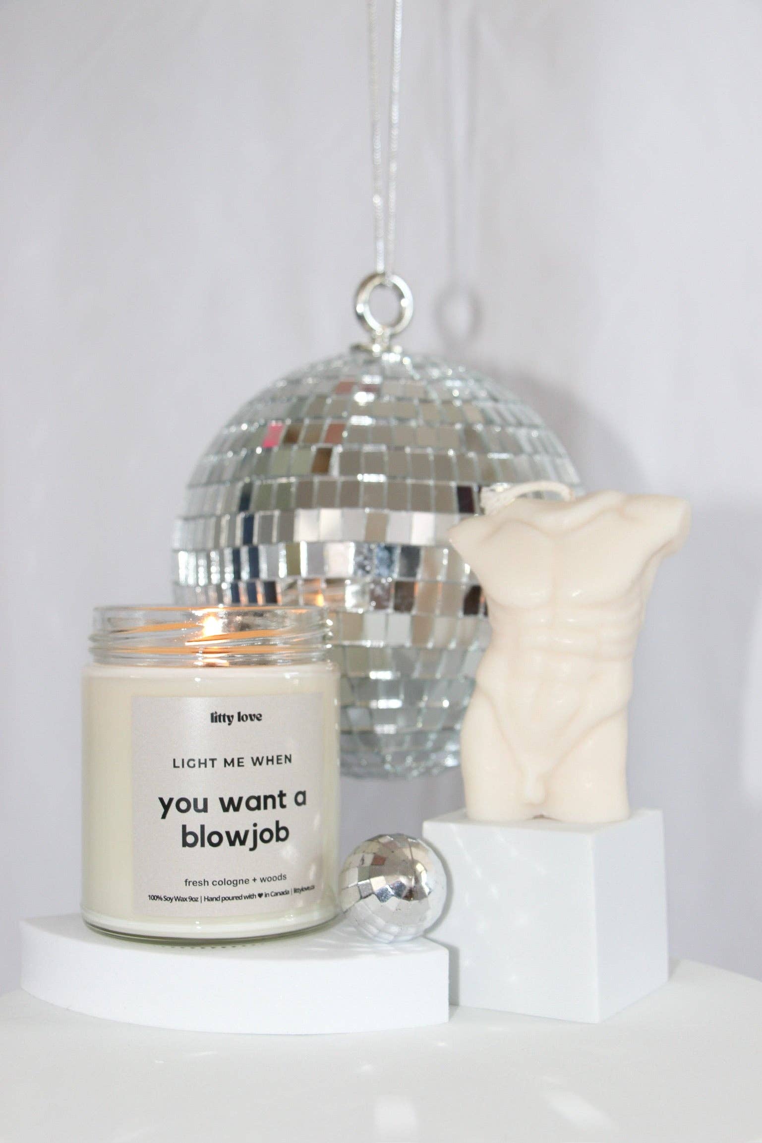 litty love - Wholesale Jar/Filled Candle - Light me when you want A BJ - 9oz candle1