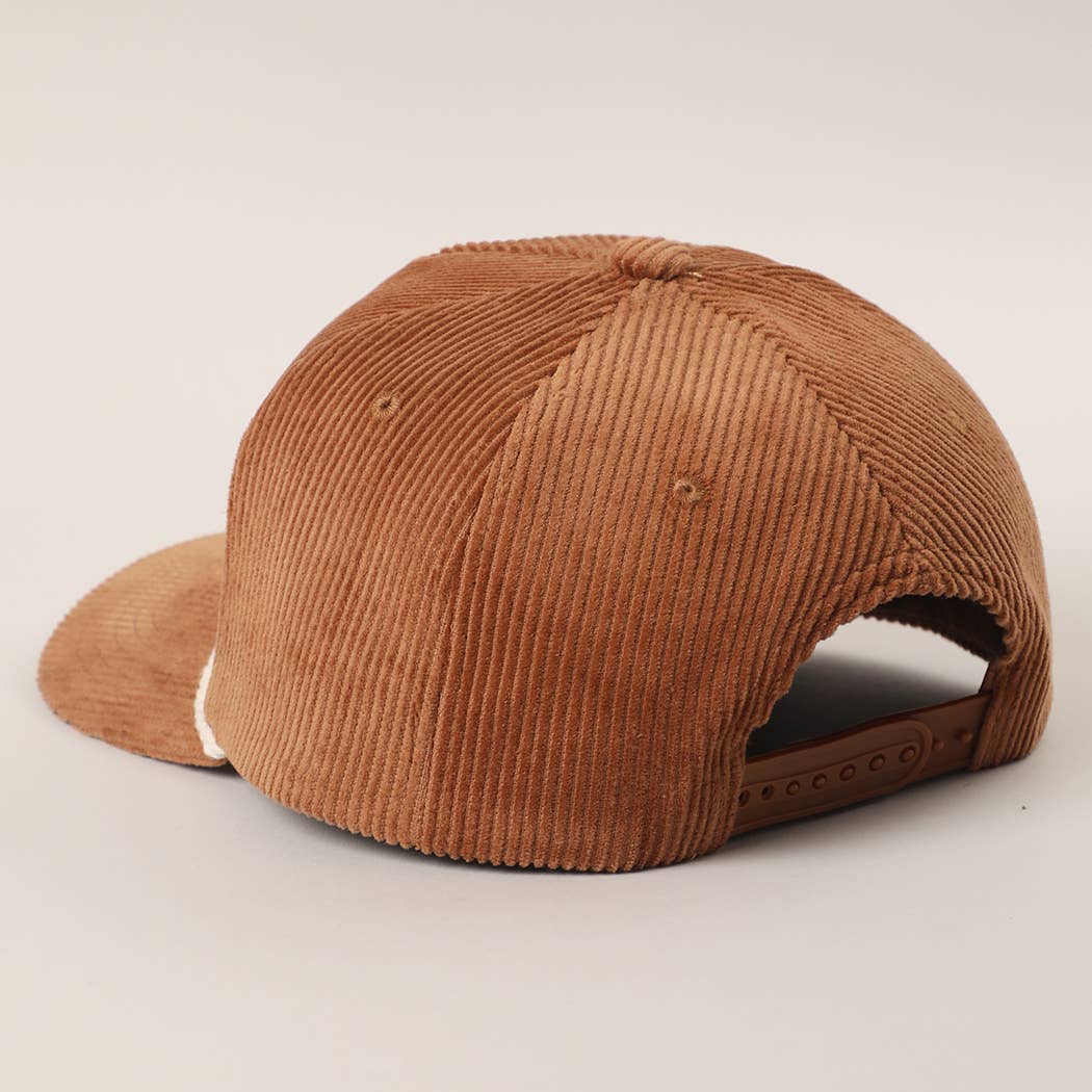 CORDUROY 3003 Cappello Ricamato in Velluto a Coste Personalizzato - La Tua Città e Stato in vendita all'ingrosso su Faire8