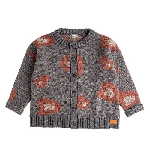 Baby Kid Knited Animal Print Cardigan W60621 for wholesale by Tocoto Vintage
