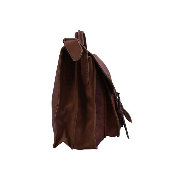 Lazarus Artisan Goods - Wholesale Briefcase - Unisex - Don Javier Briefcase | Leather Bag | Artisan Made | Ethical4