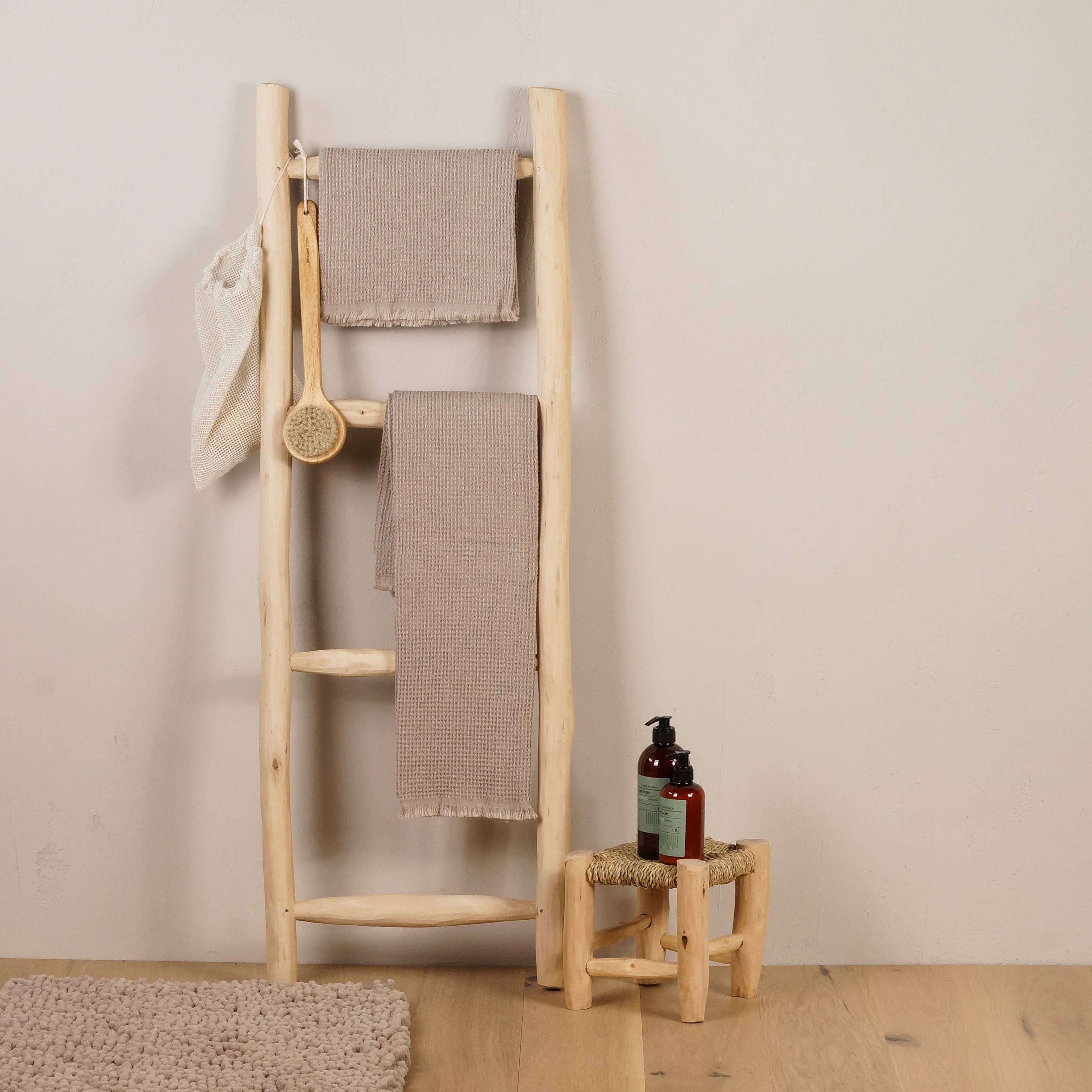 Bohome Living – wholesale Free-standing shelf – Decorative wooden ladder 120cm4