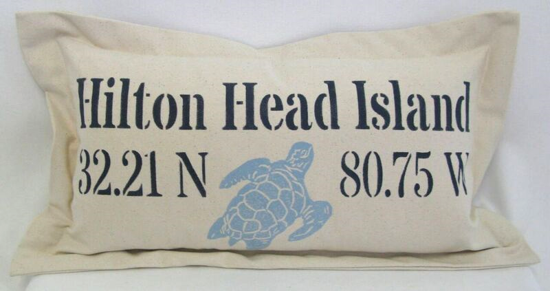 Lowcountry Linens - Wholesale Throw Pillow Cover - Custom Coordinates Heavy Natural Canvas Lumbar Pillow COVER10