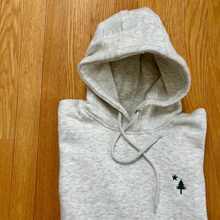 ERJ Studio - Wholesale Hoodie - Unisex - Maine Flag Embroidered Hoodie Sweatshirt (Copy)