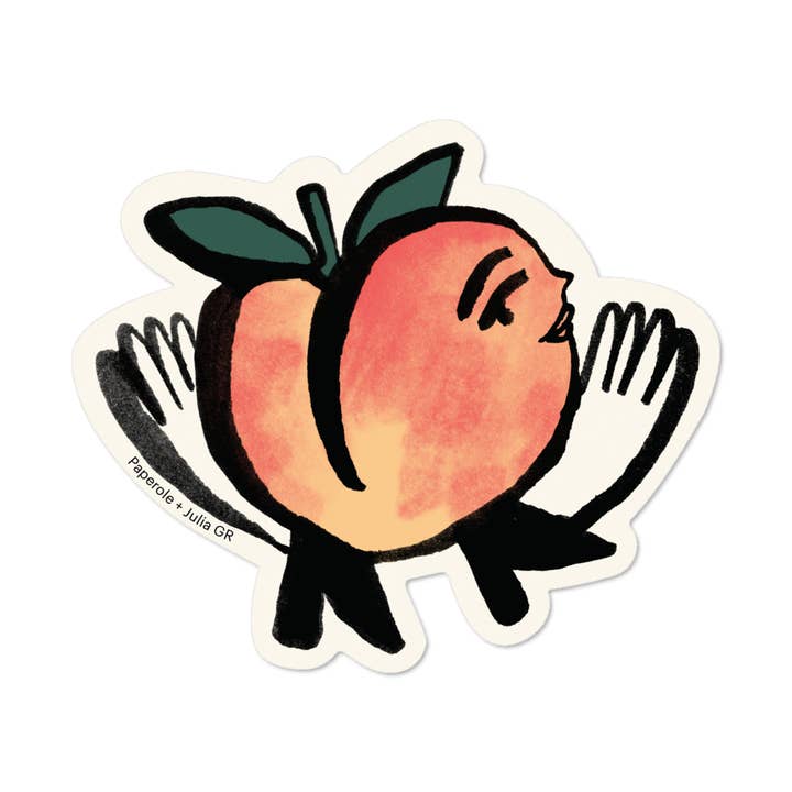 AUTOCOLLANT PÊCHE DUVETEUSE pour la vente par Paperole