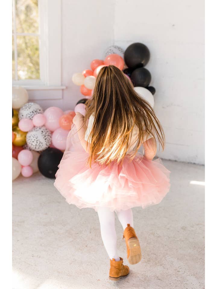 The Glam Goat – Engroshandel Balletskørt - Børn – Fuld lagdelt Mauve Støvet Pink Tutu, Fuld Tutu nederdel1