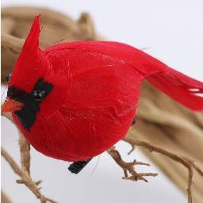 Factory Direct Craft - Wholesale Artificial Flowers - 3" Small Artificial Cardinals (Package of 12 pieces)3