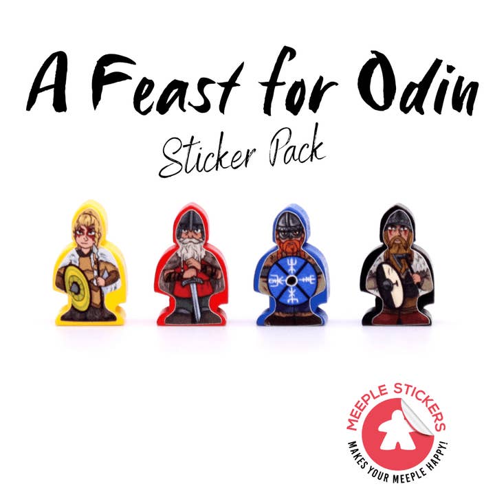 Een Feestmaal voor Odin Stickerset voor wholesale door Meeple Stickers