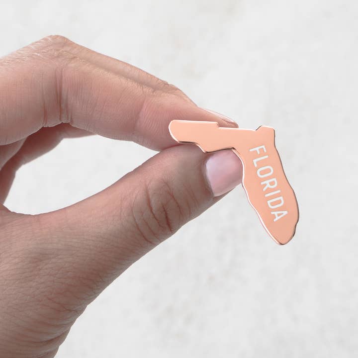 Everyday Olive - Wholesale Lapel Pin/Button - Florida Pin4