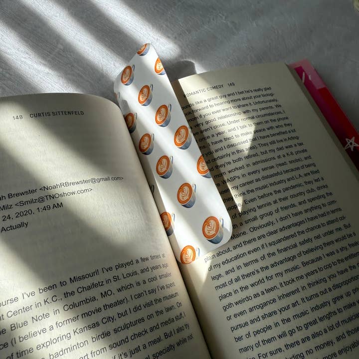 Marcador de Café – Marcador Estético Fofo para Amantes de Livros por atacado de Scarlet Sunday Design Co