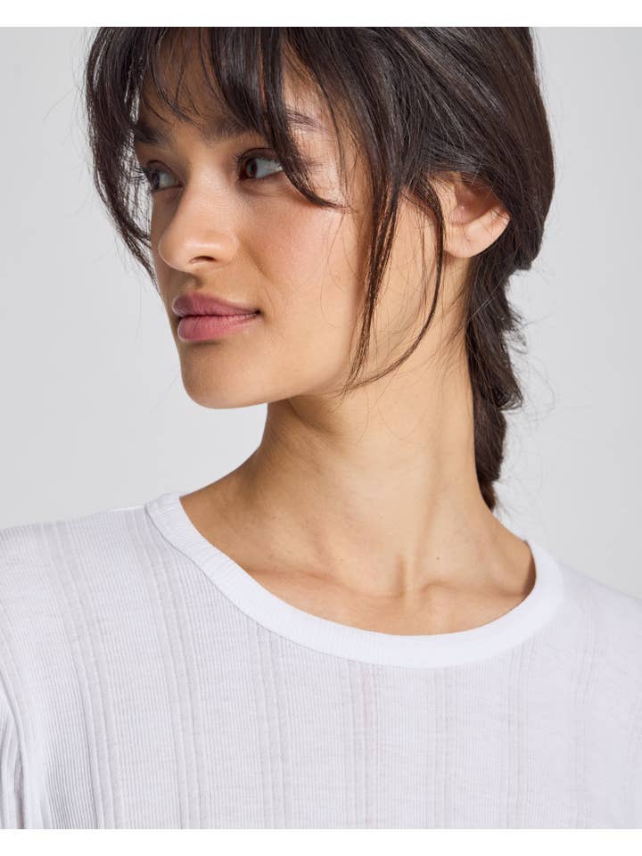 gai-lisva - Wholesale T-Shirt - Women's - Thyra L/S Cotton Top - White2