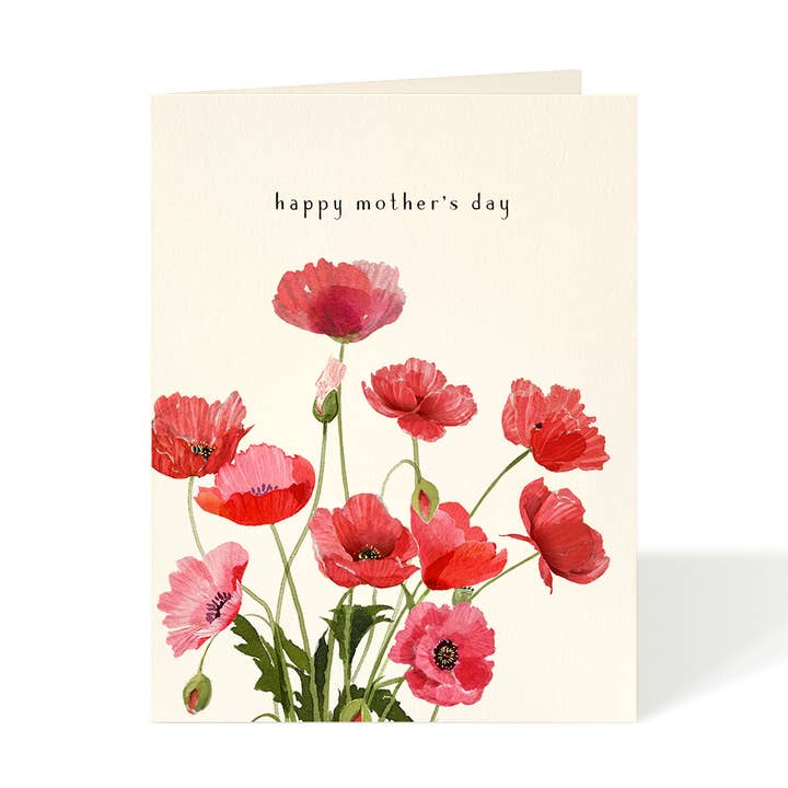 Plenty of Poppies - Mother's Day Card for wholesale by Felix Doolittle