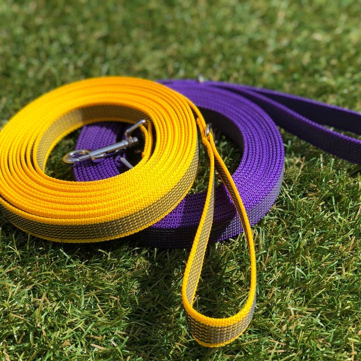 Four Paws Boutique - Venta al por mayor Correa - Perros - Correa antideslizante para perro en color púrpura - entrenamiento y rastreo1