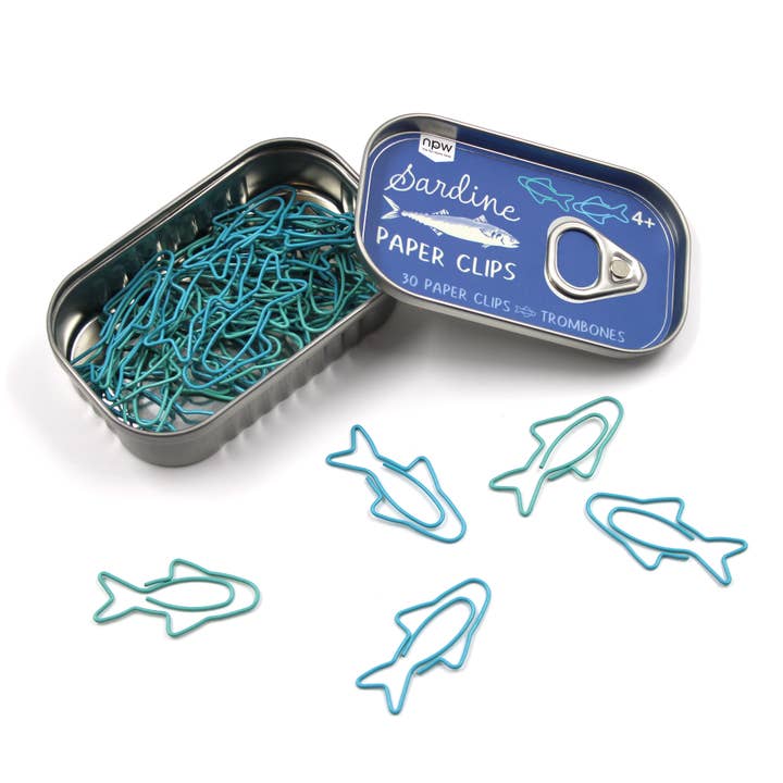 Sardine Paper Clips for wholesale by NPW