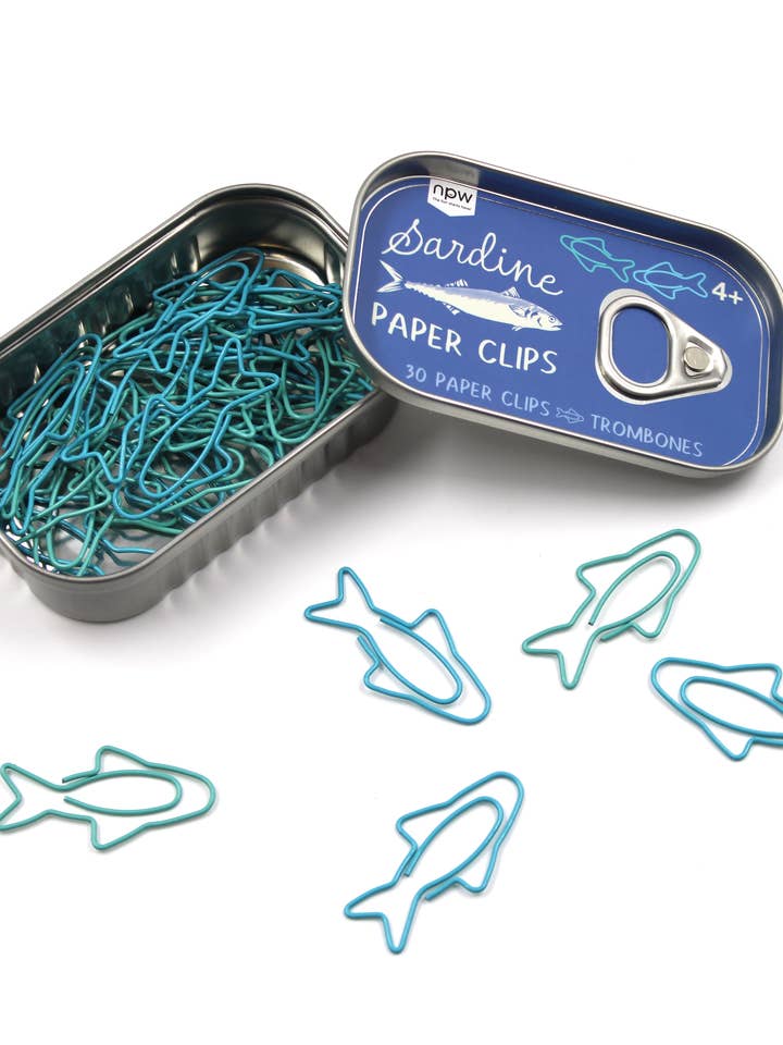 Sardine Paper Clips for wholesale by NPW