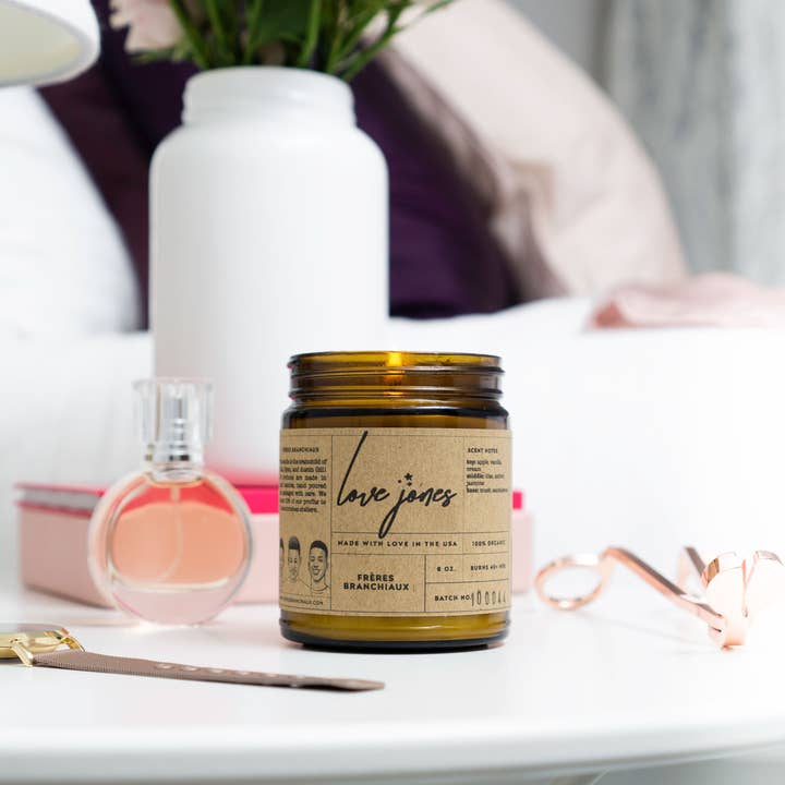 Frères Branchiaux Candle Co. – wholesale Jar/filled candle – Love Jones Candle