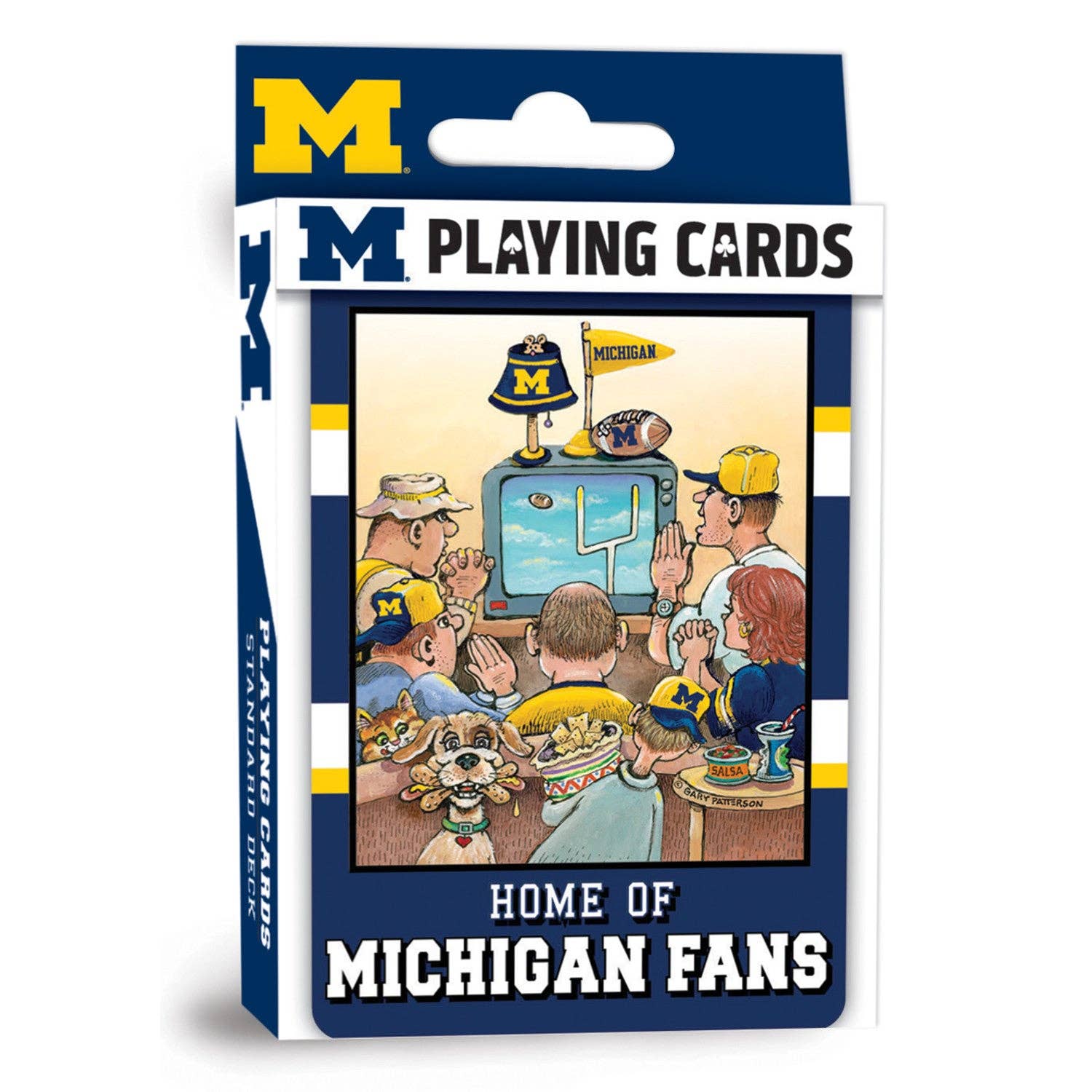 Masterpieces Puzzles - Wholesale Playing Cards - Michigan Wolverines Fan Deck Playing Cards0