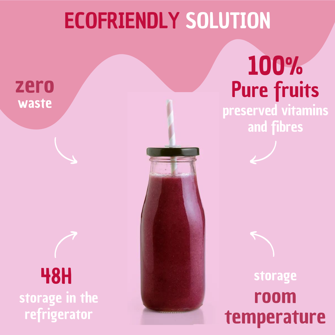 Natural Food Innovation - Wholesale Powdered Health Drink - BULK Red - Smoothie Preparation6