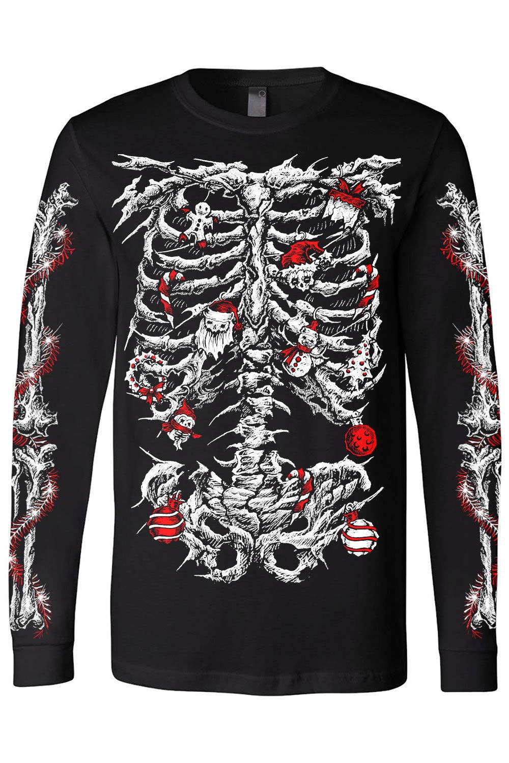 vampirefreaks - Wholesale T-Shirt (Graphic) - Unisex - Xmas Skeleton T-shirt0