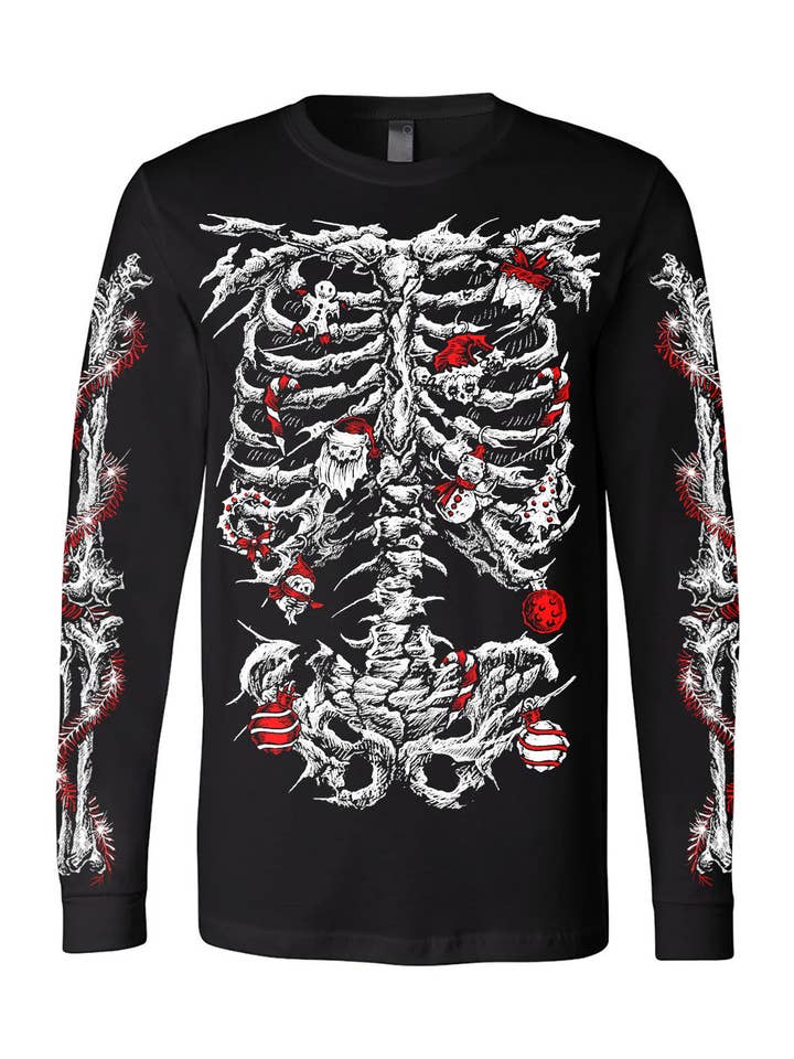 vampirefreaks - Wholesale T-Shirt (Graphic) - Unisex - Xmas Skeleton T-shirt