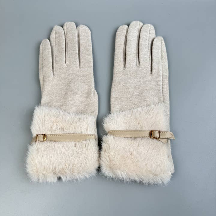 Ole - Vente Gants – femme - Gants à écran tactile en fausse fourrure21