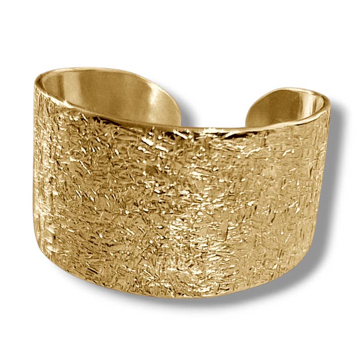 Gold-plated silver flurry ring for wholesale by Grethe Winter