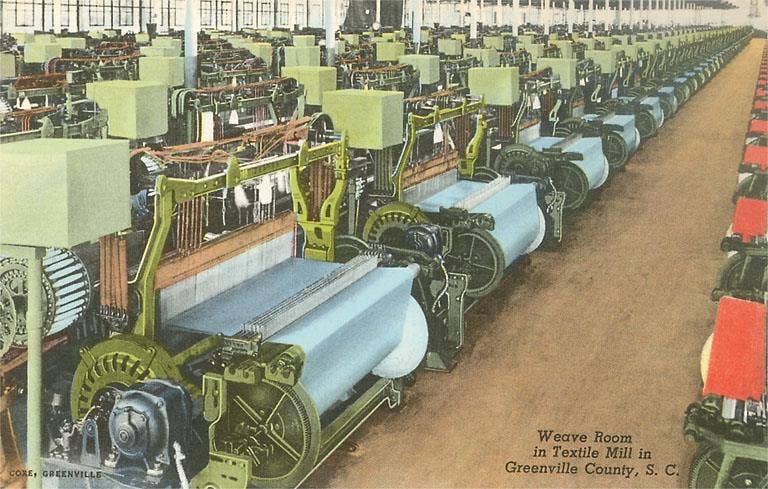 Found Image Press - Venta al por mayor Imanes - Sala de Tejido Magnet IF-47 en Fábrica Textil0