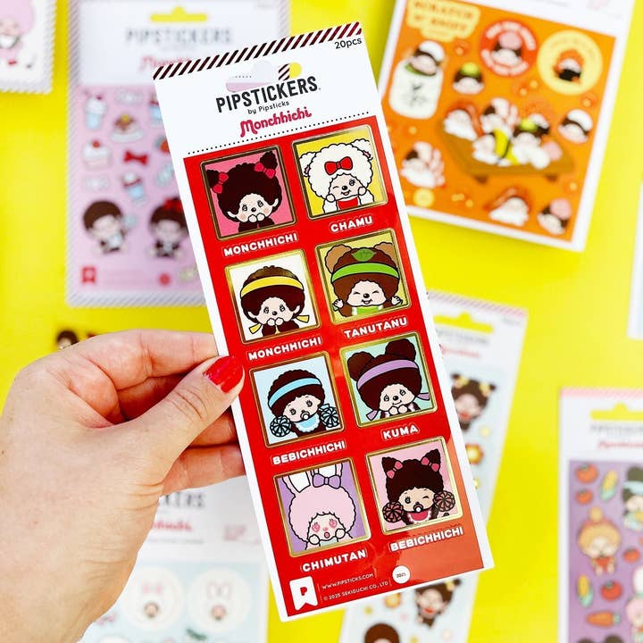 Pipsticks - Wholesale Sticker - Monchhichi & Friends1