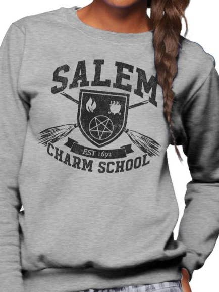Salem Charm School Unisex Sweatshirt for wholesale by Boredwalk