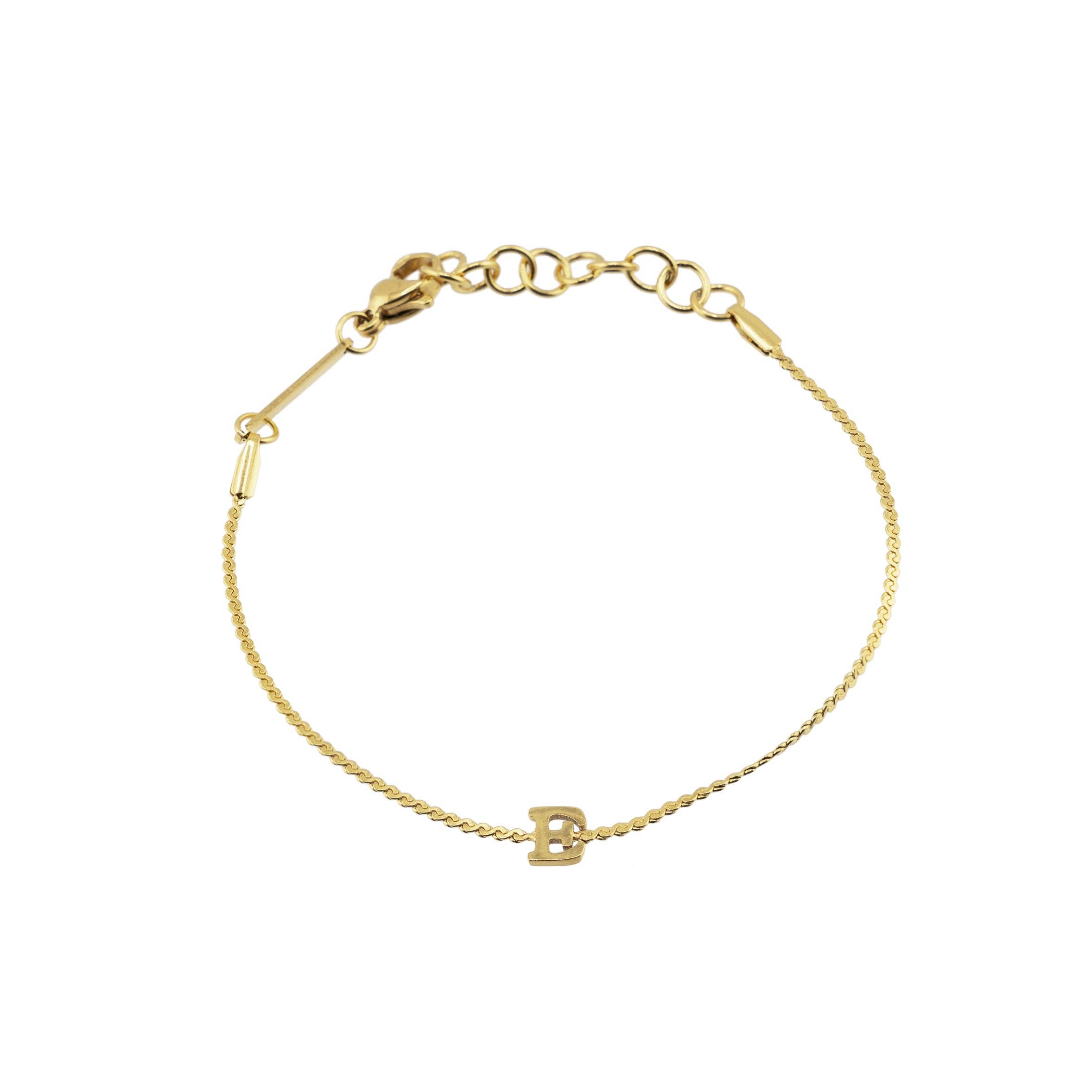 Brenda Grands Jewelry – Großhandel Armband mit Charms/Anhängern – Wasserdichtes zierliches Gold-Initialen-Armband22