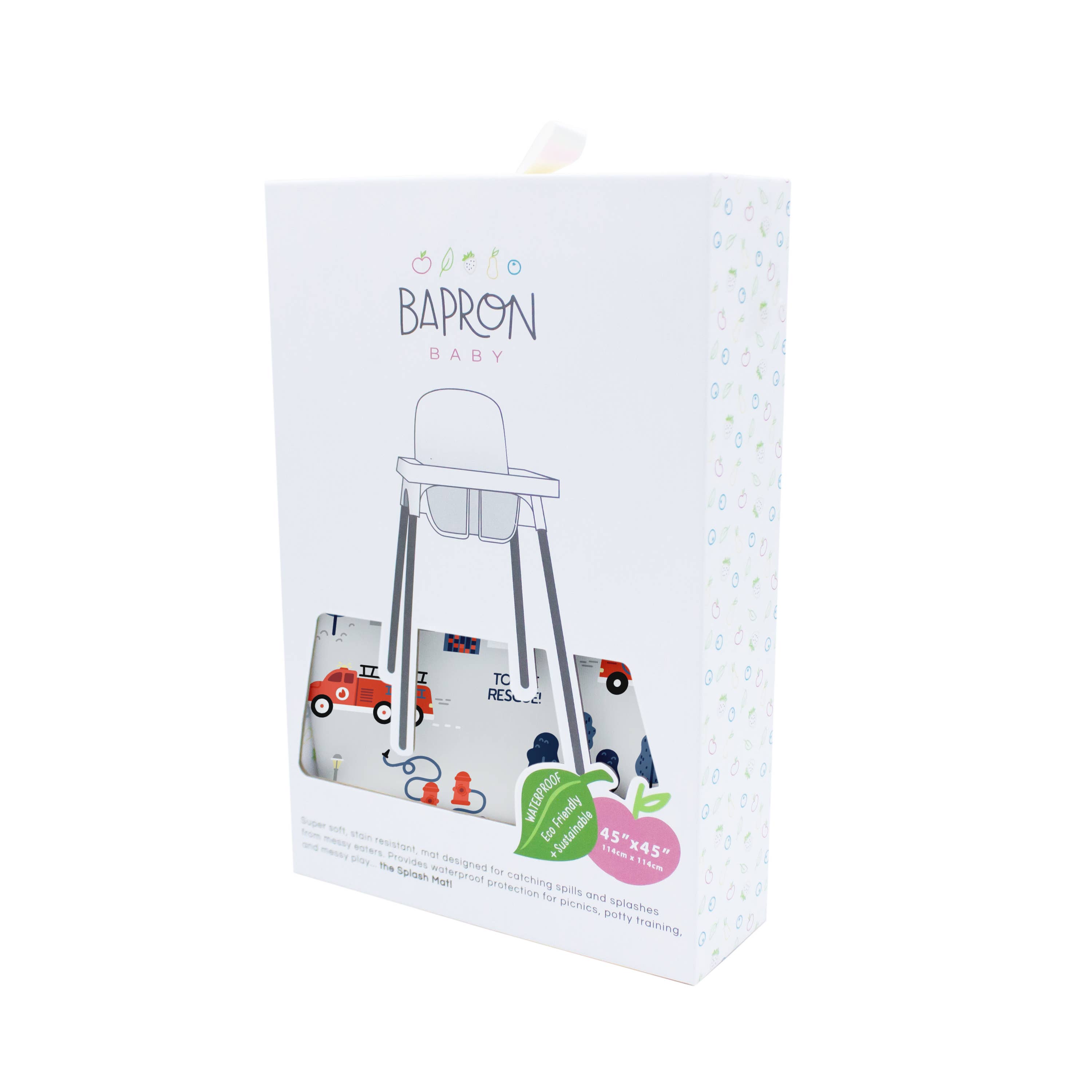 BapronBaby - Wholesale Placemat - Be Brave Firefighter - Splash Mat - A Waterproof Catch-All1