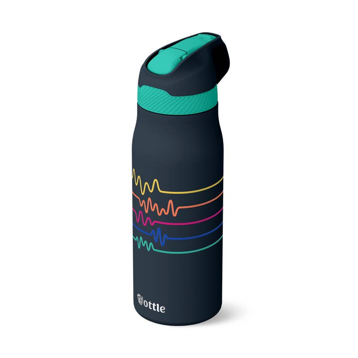 Electro Beats 24 oz Water Bottle for wholesale by Ottle Hydration