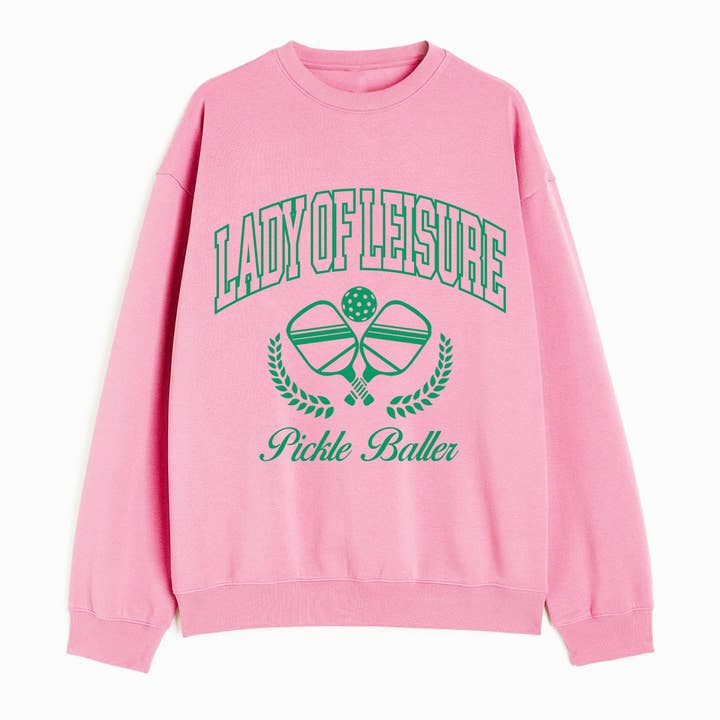 Lady of Leisure Pickle Baller Sweatshirt für den Großhandel von House of Lulu