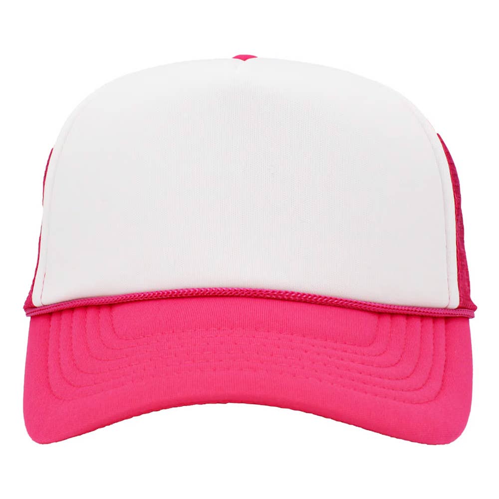 Sensibling Corp. - Wholesale Truckerpet - Dames - Effen tweekleurige truckerpet met mesh achterkant4