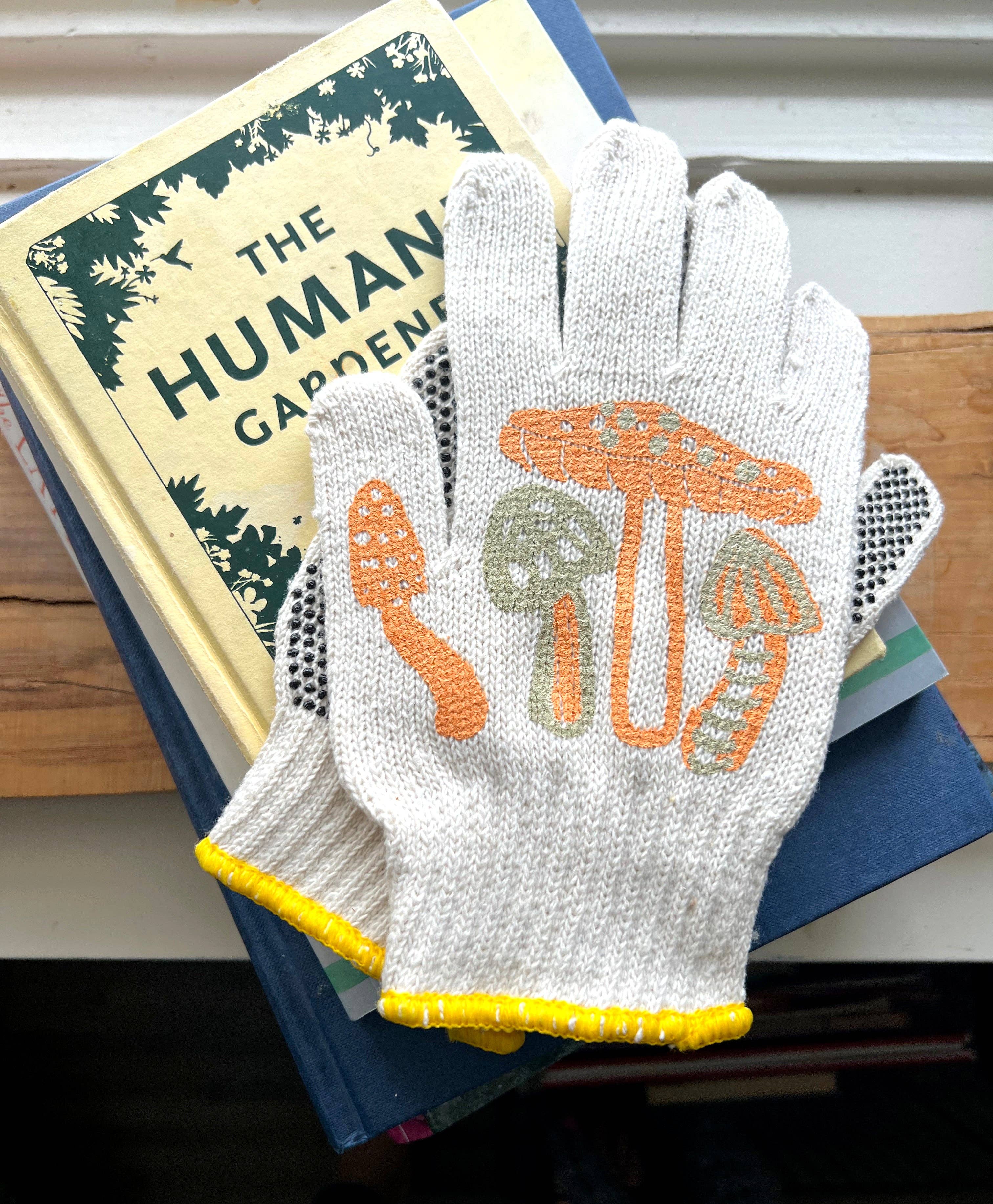 My Little Belleville – Großhandel Gartenhandschuhe – Neu! Gold + Gartenhandschuhe mit orangefarbenen Pilzen4
