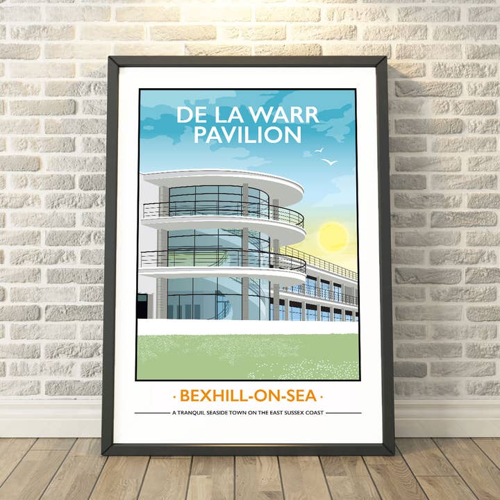 De la Warr Pavilion, Bexhill-on-Sea Druck, Karten & Geschenke für den Großhandel von Tabitha Mary