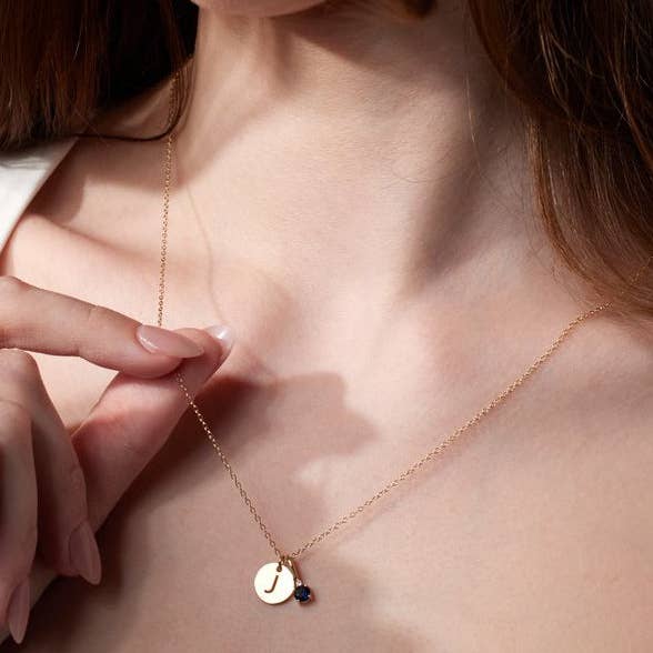 Signature Upper Case Initial Necklace for wholesale by Karen Cole Timeless Treasures