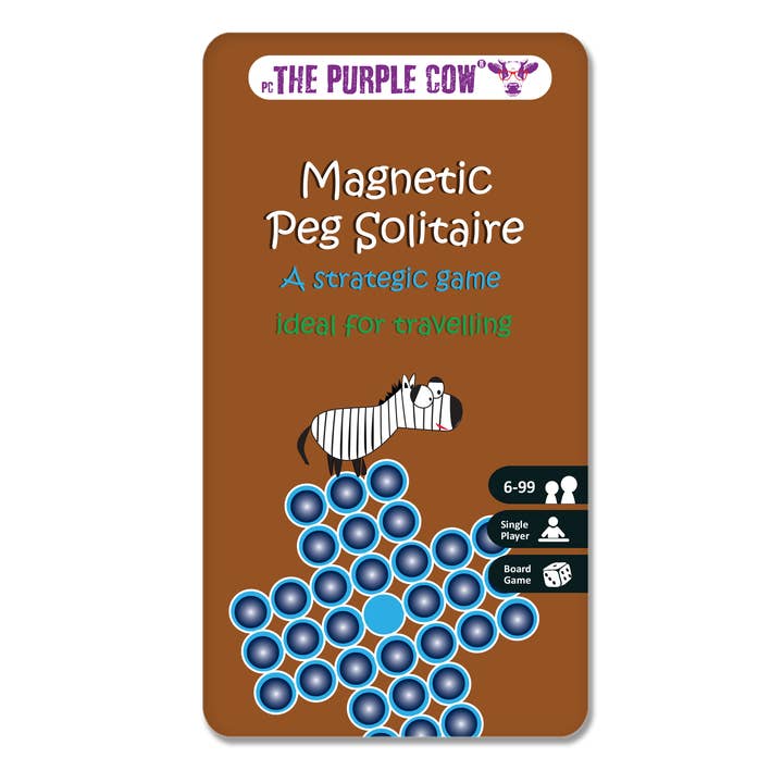 The Purple Cow America Inc. - Wholesale Board Game - Travel Game - Peg Solitare