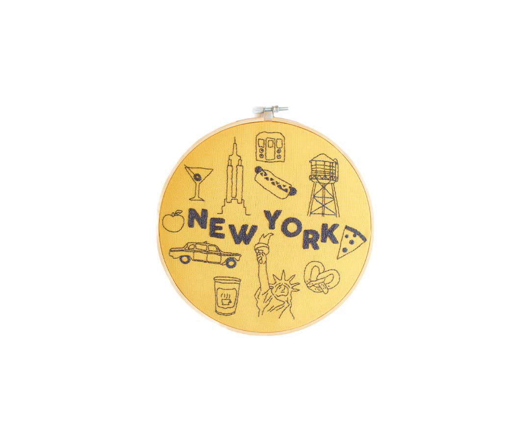 Maptote - Wholesale Embroidery/Cross Stitch Supplies - New York City Cotton Clara Embroidery Kit0
