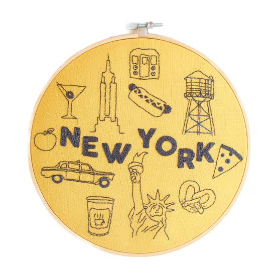 Maptote - Wholesale Embroidery/Cross Stitch Supplies - New York City Cotton Clara Embroidery Kit0