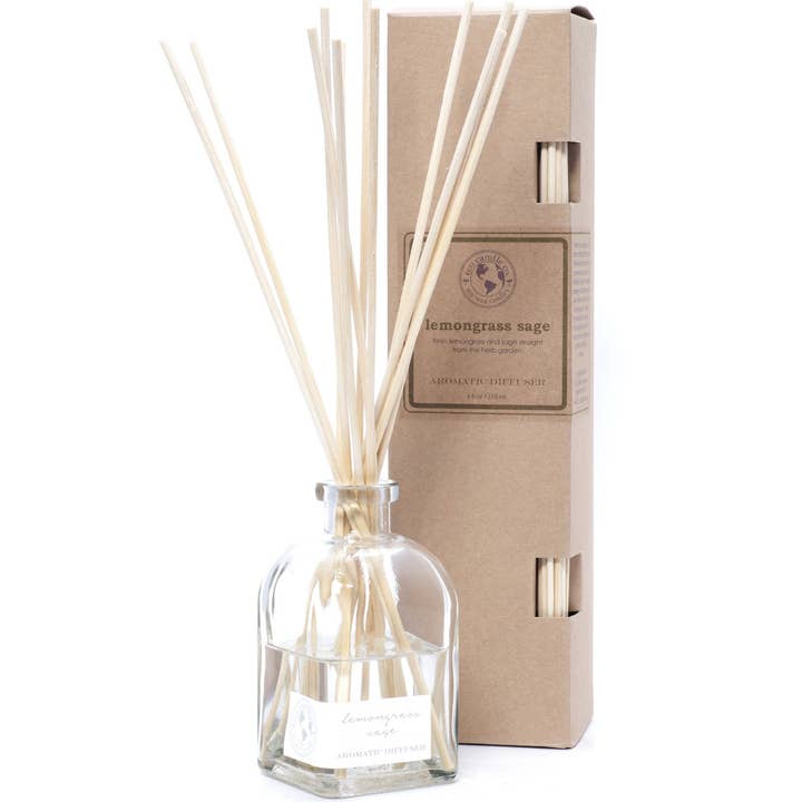 reed diffuser CITRONGRÆS SAGE for engroshandel hos Eco Candle Company
