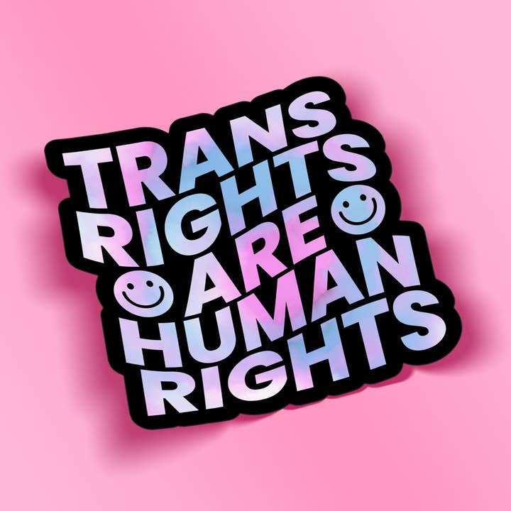 Trans-Rechte Batik-Aufkleber für den Großhandel von Euphoria Threads